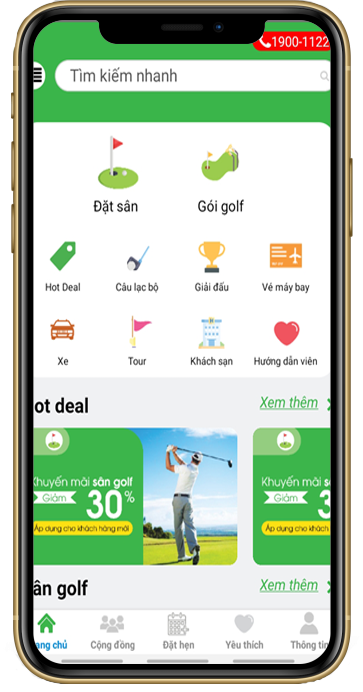 ViGolf Mobile Mockup